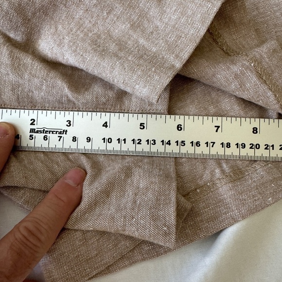 Old Navy Women's Linen Blend Beige/Tan Walking High-Rise Shorts Size XXL Beach - Picture 12 of 14